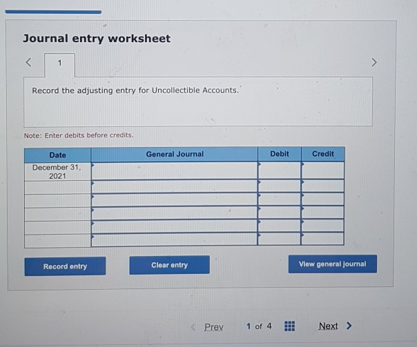 uncollectible accounts and calculate net accounts receivable (LO5-5) Book Physicians' Hospital has