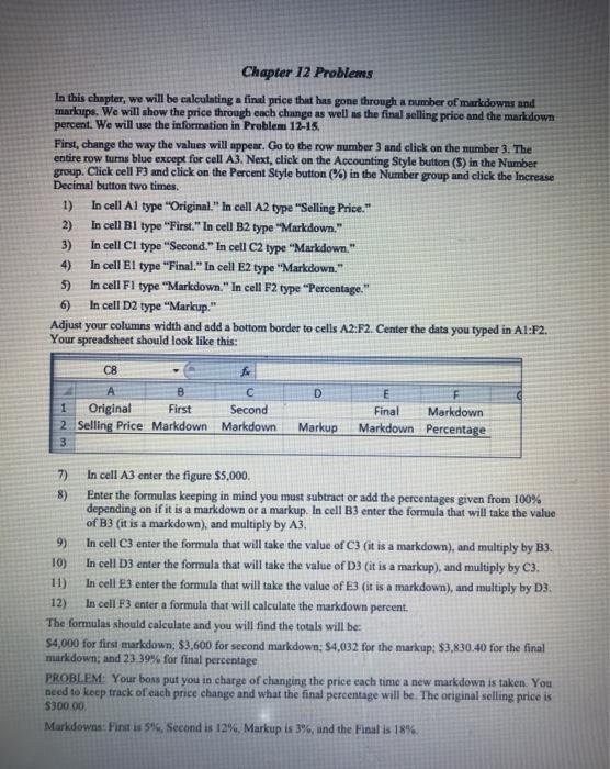 Chapter 12 Problems In this chunpter, we will be calculating a