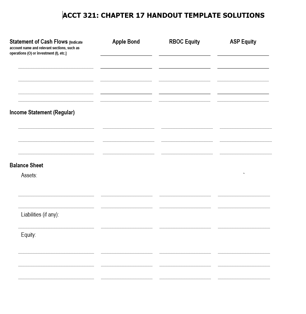 The Bold sections are the given questions needed answered, here is the