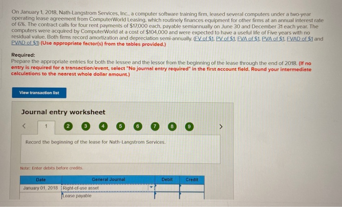  On January 1, 2018, Nath-Langstrom Services, Inc., a computer software training