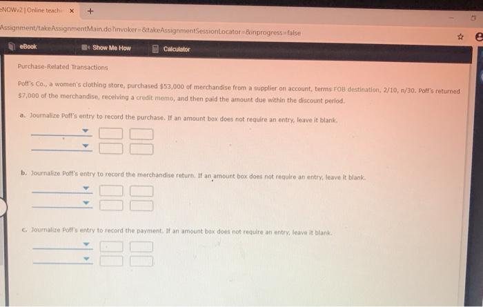  - NOWV2 Online teach + Assignment/take Assignment Main doinvokere&takeAssignmentSessionLocator inprogress false