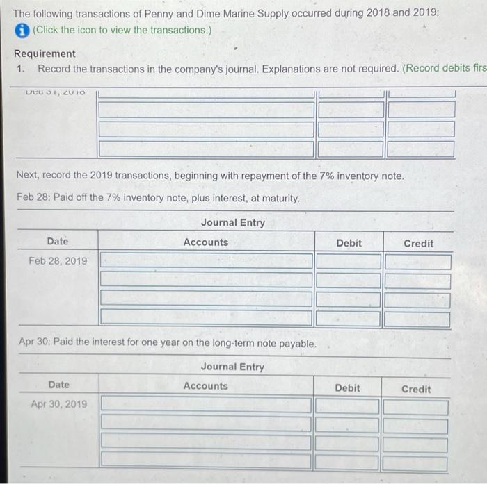week's sales tax to the state. Apr 30 Borrowed $120,000 on a