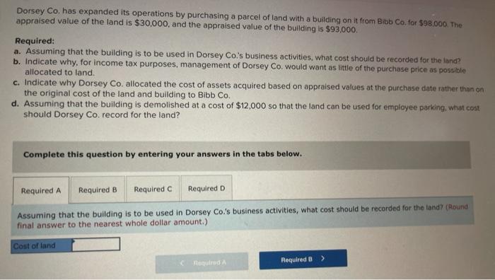  Dorsey Co has expanded its operations by purchasing a parcel of