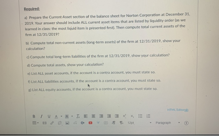 279.560 Notes Payable (short-term) 93,320 Accounts Payable 458,320 Land 263,320 Buildings 1,042,560
