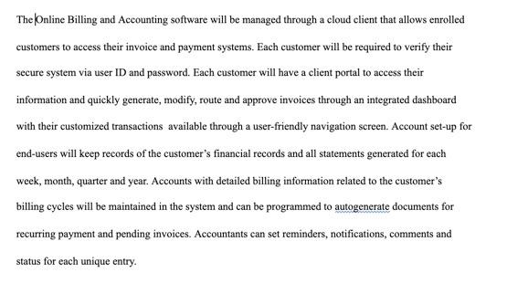 The topic is creating an Account Payable invoice less system that can