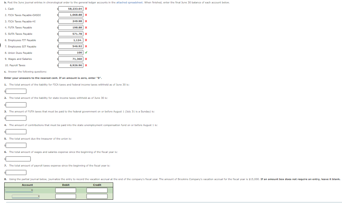  In the Illustrative Case in this chapter, payroll transactions for Brookins
