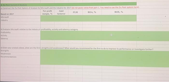 using the performance descriptor labels provided in Excel 3. Provide an overall