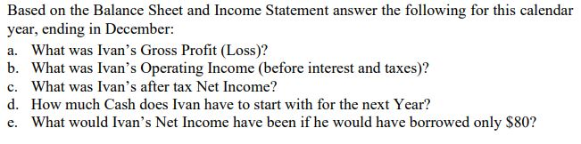 year life) for $40 Bushel 6. Buys fertilizer (40 acres worth) for