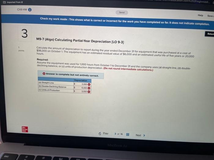  Imported From Che HW Saved Hello Save Check my work mode: