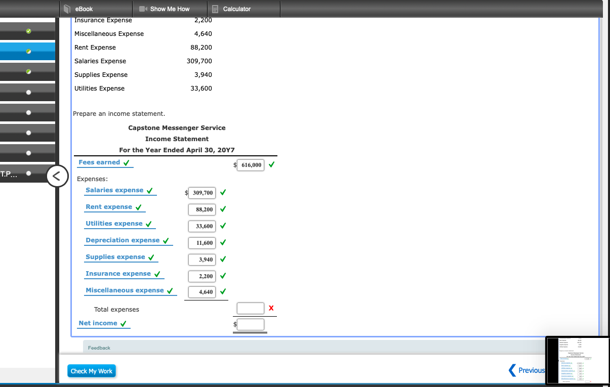 please answer boxes on bottom Calculator eBook Insurance Expense Show Me How
