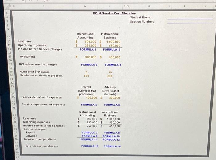 sets of data and have the answers automatically update. For this assignment,
