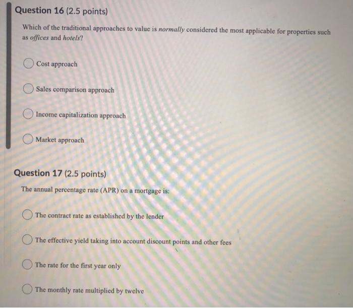 please answer all questions and state answer clearly. Question 16 (2.5 points)