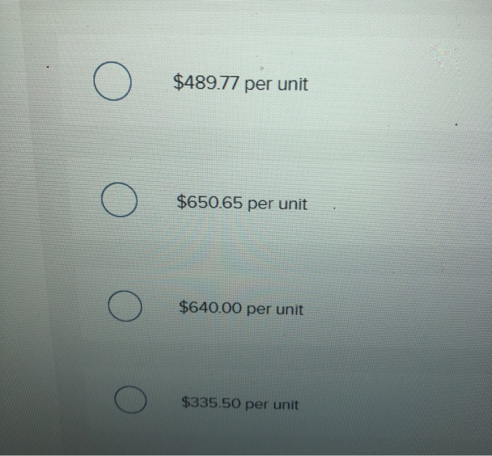 not understand the process to find the answer? Fleurant, Inc., manufactures and