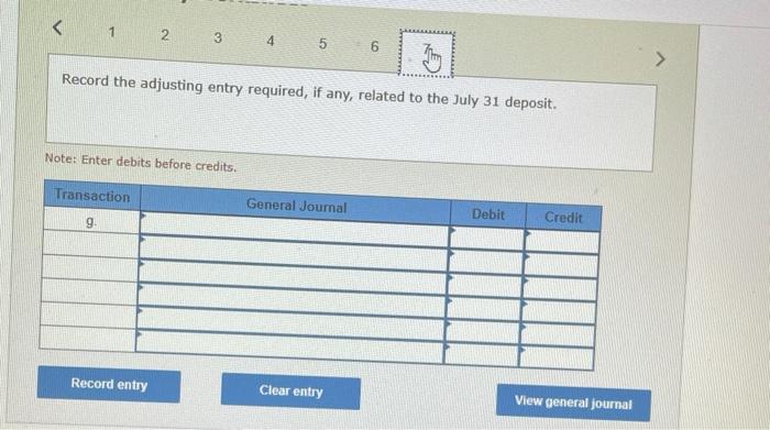 3056 for July rent expense was correctly written and drawn for $1.240