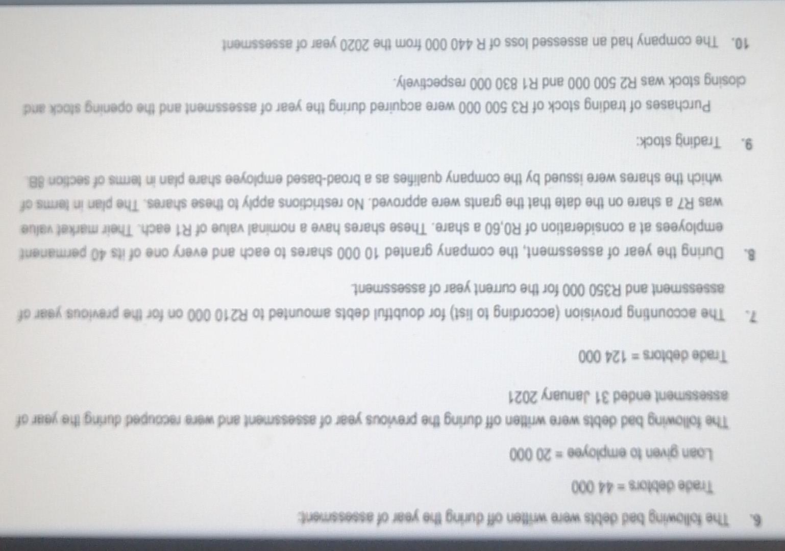 which is involved in sale of manufacturing goods. The company had the