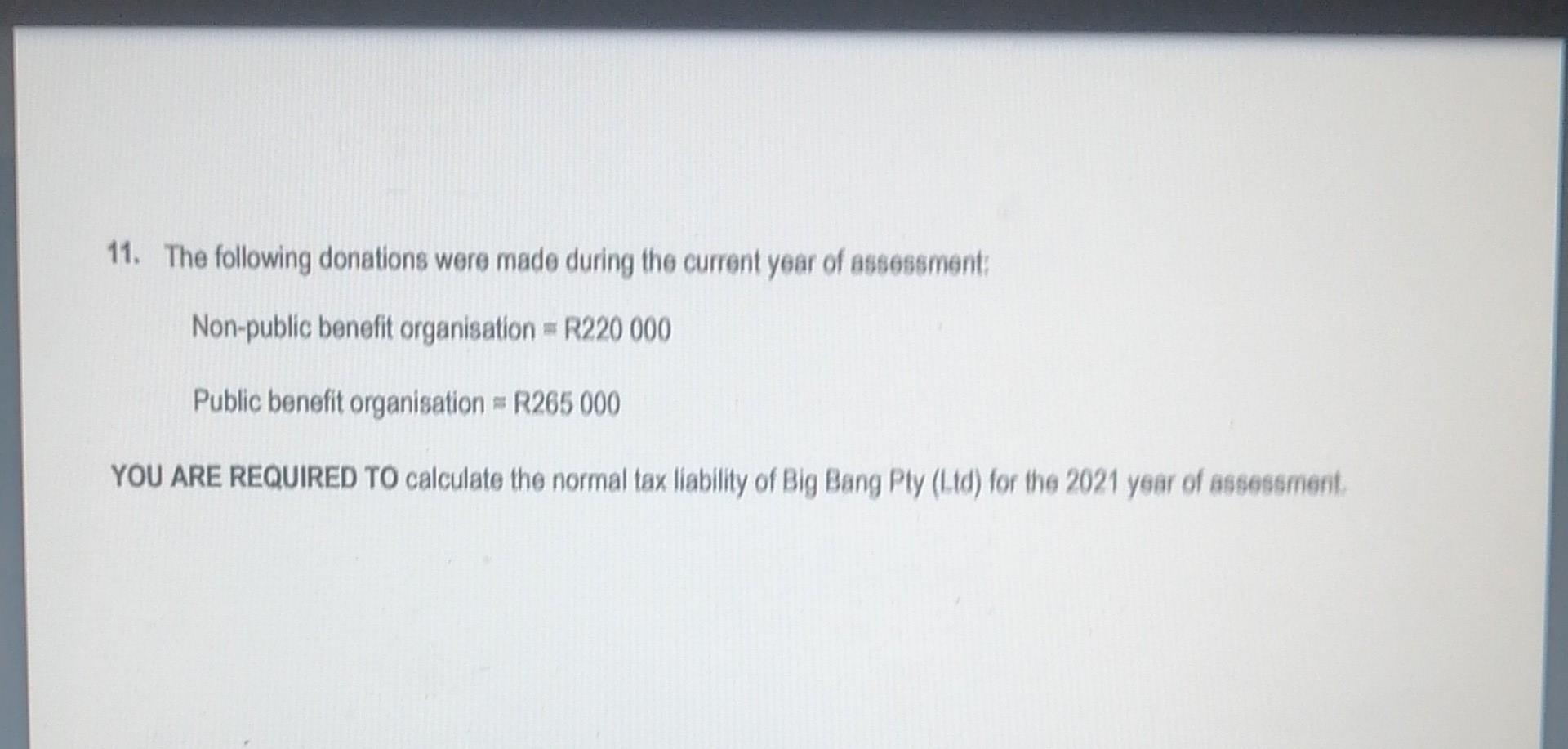 income comprised of sales of R5 250 000, dividends of R2 100