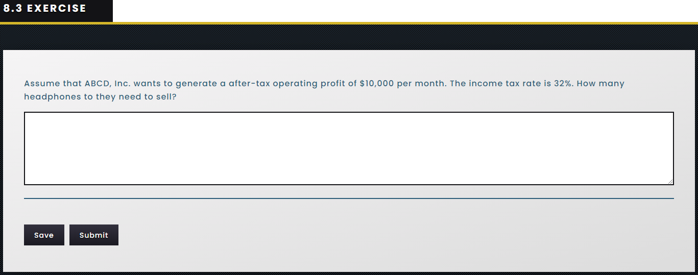 variable cost of production is direct materials $4.00 a pair, direct labor