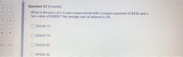 paying $15,000 in ten years? 5 6 $10.134 8 9 $9.259 11