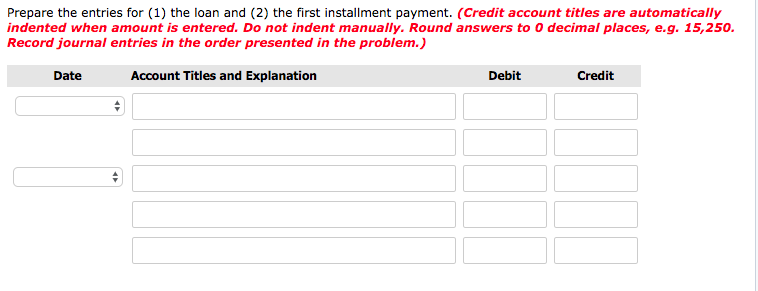 Cullumber Electronics issues a $355,500, 3%, 15-year mortgage note on December 31,