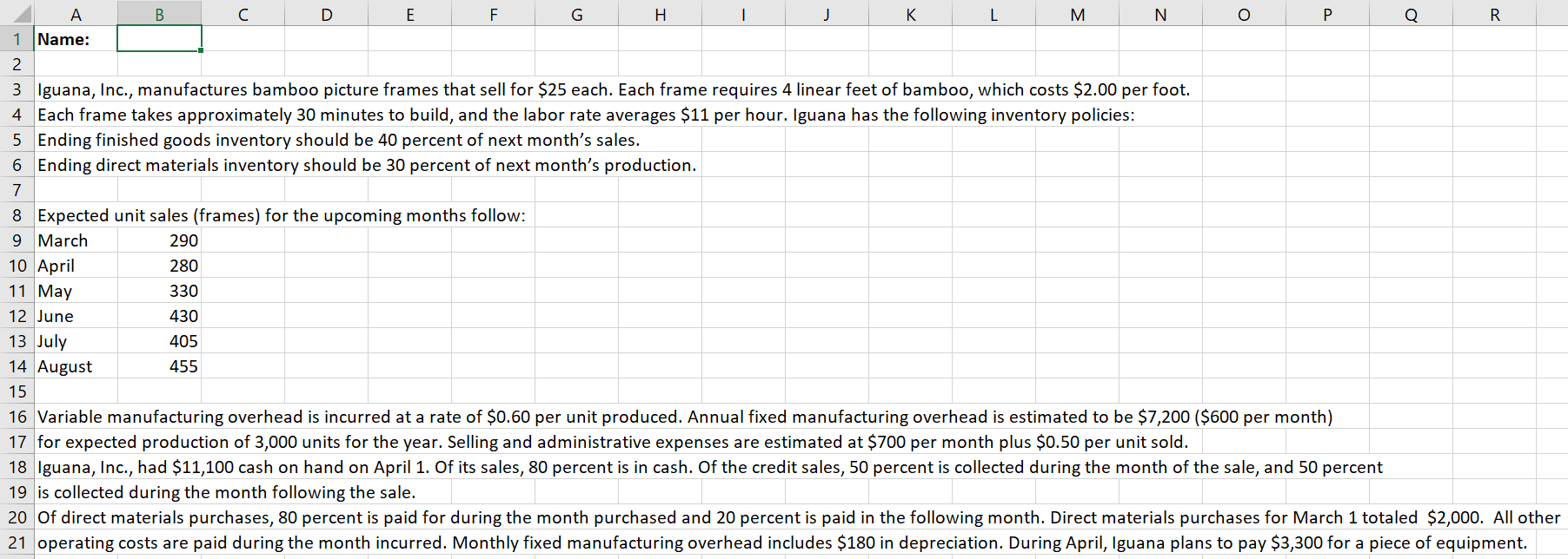  o 1 A B D E F G H J K