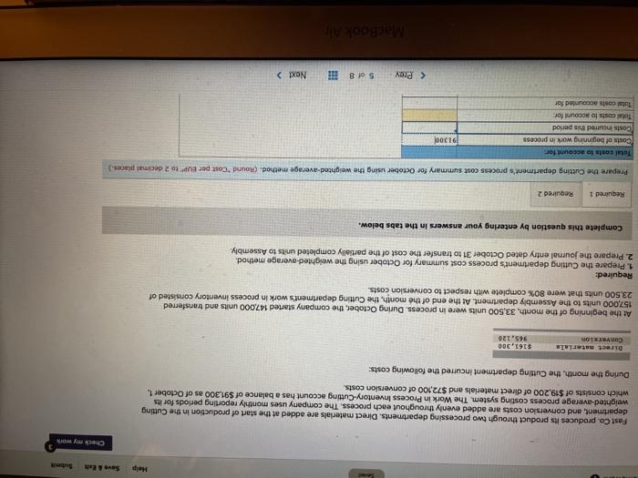  Help Save & Eat Sub Check my work Fast Co produces