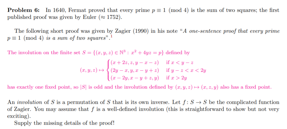  Can someone please help me with this? Problem 6: In 1640,