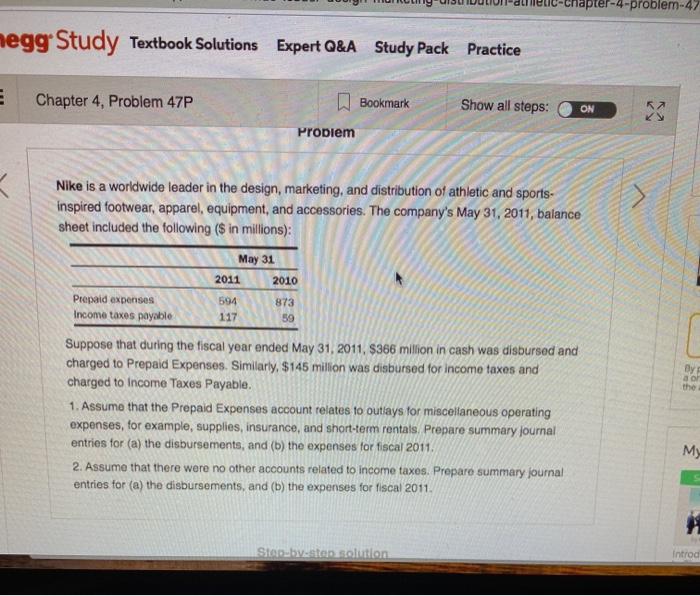  Chapter-4-problem-47 megg Study Textbook Solutions Expert Q&A Study Pack Practice Chapter