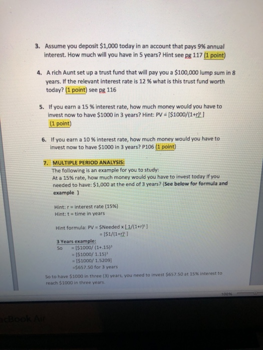 Introduction to Valuation - Time Value of Money 1. Think of Future
