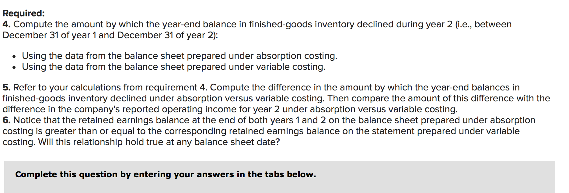costs Fixed manufacturing overhead Selling and administrative costs: Variable Fixed $15,190 18,