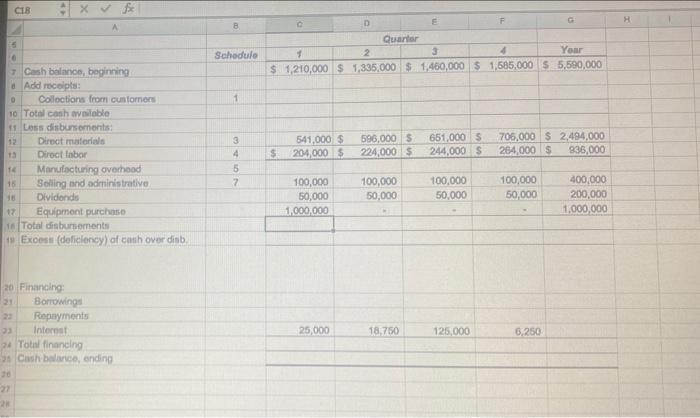 preparation of the firm's master budget for 20x2. "I've decided to go