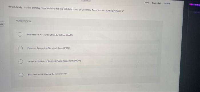  Help Save Which body has the primary responsibility for the establishment