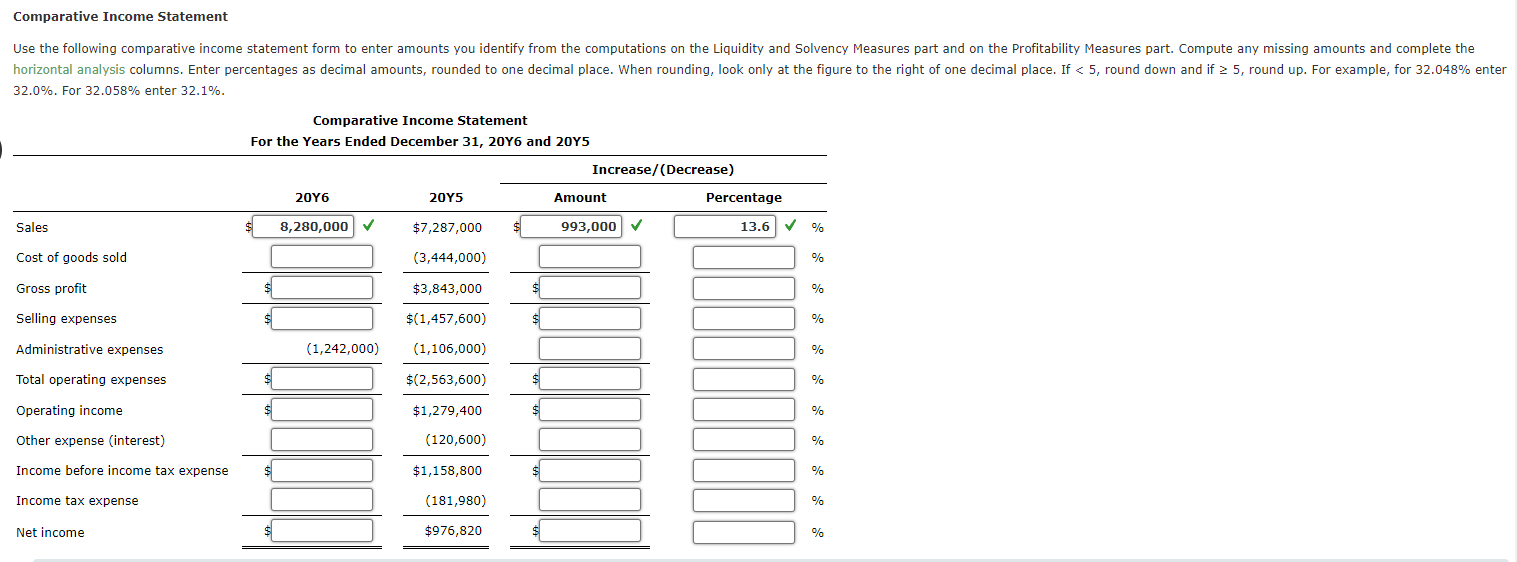 that with your knowledge of accounting and just the computations for common