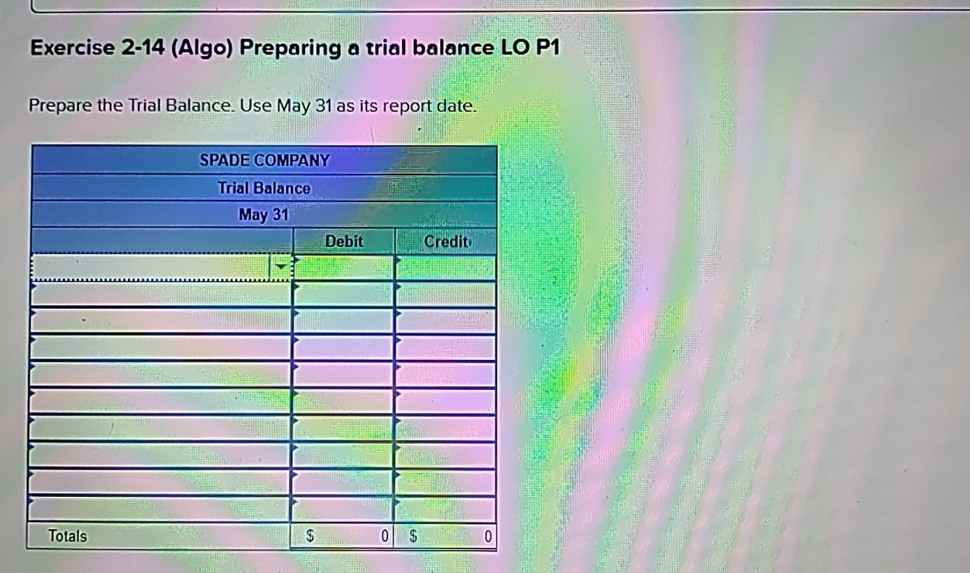 possible. Thanks! Required information Use the following information for Exercises 13-14 below.