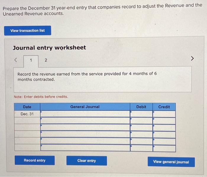 Lonzo Company receives $3,600 cash in advance for six months of recycling