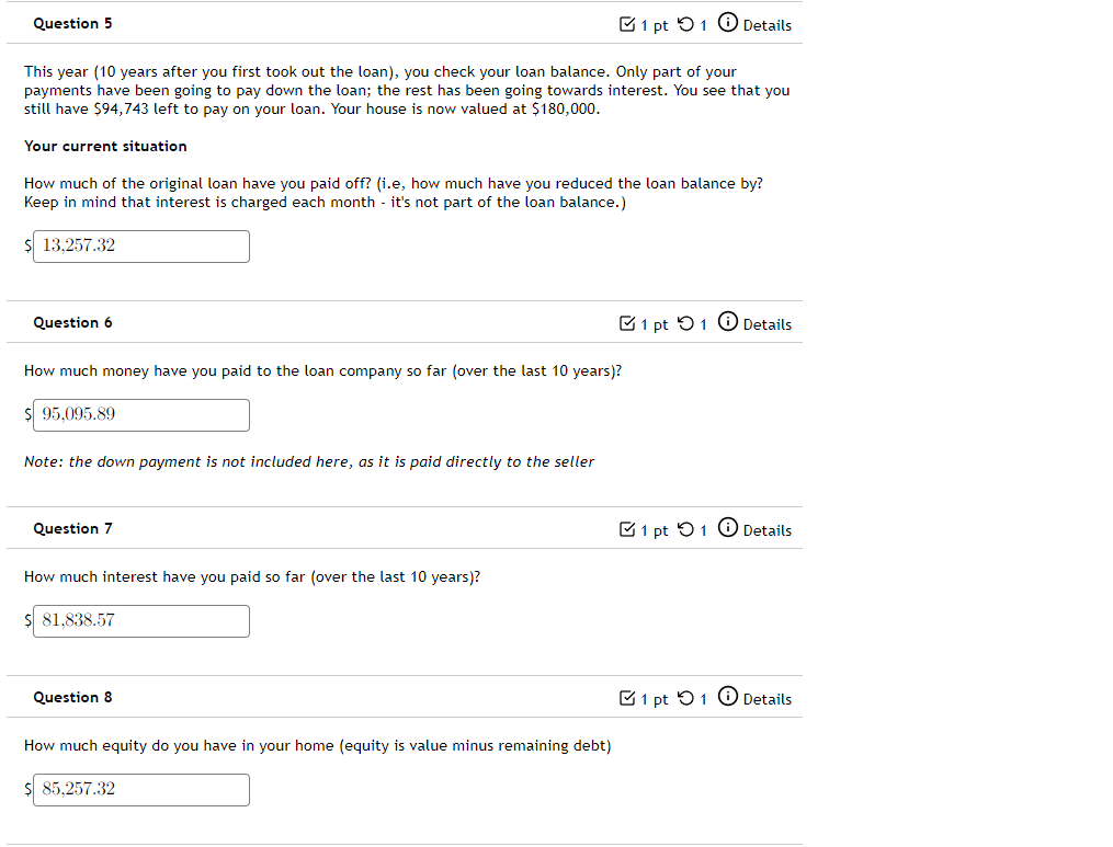 interest you paid over the first 10 years of your original loan