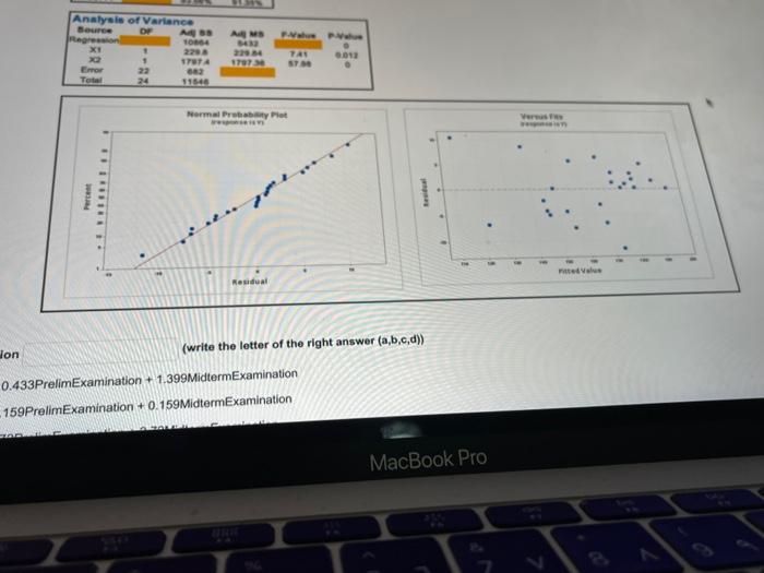 final examination with the prelimination and students are taken and the data