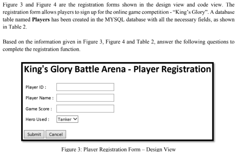 Figure 3 and Figure 4 are the registration forms shown in