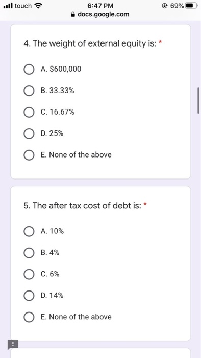 following information. The firm has $400,000 of debt outstanding, $200,000 of preferred