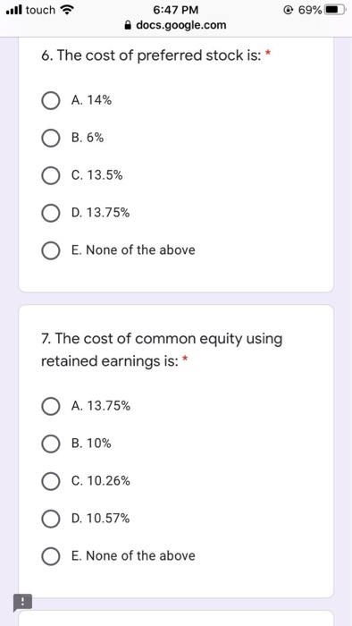 stock, $300,000 of retained earnings and $300,000 of new common stock. The