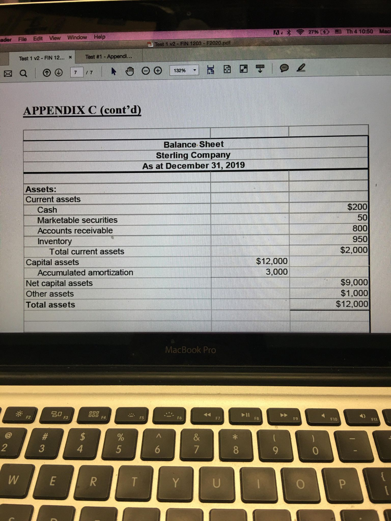 Sterling Company for 2017 and 2018 Industry averages for 2019 ratios 2019