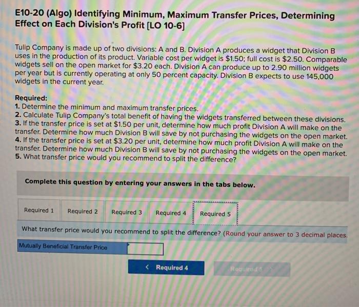 full cost is $2.50. Comparable widgets sell on the open market for