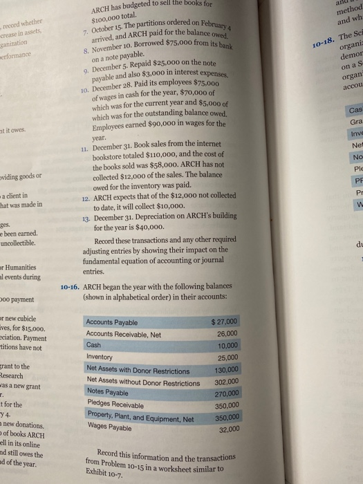 learn from these statements, and what questions do they raise" CHAPTER 10