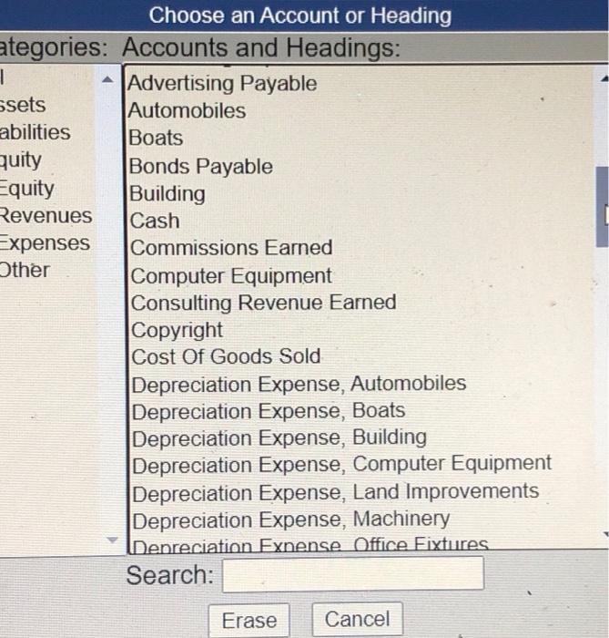 invested 12,000 cash along with $9,000 of computer equipment into his new