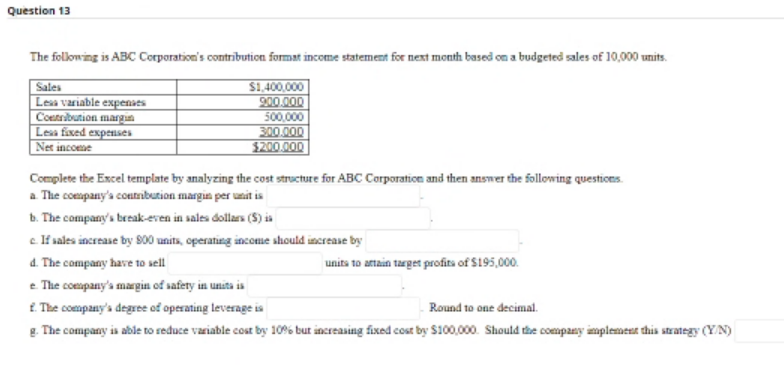  Please do E, F and G! Thank you so much Question