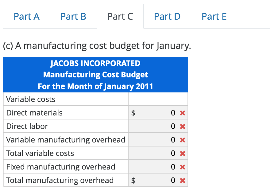 sold 10 per unit Direct materials manufactured 10 per unit Direct labor