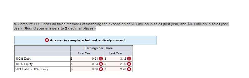 where the answers should be then show work? Thank you so much!