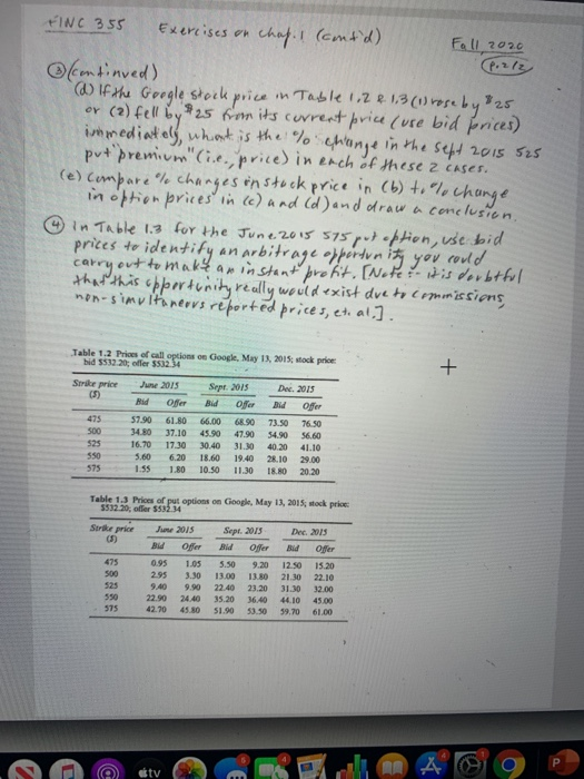 As... IMC 355 Exercises on change! Comid) Fall 2020 if the Gurgle