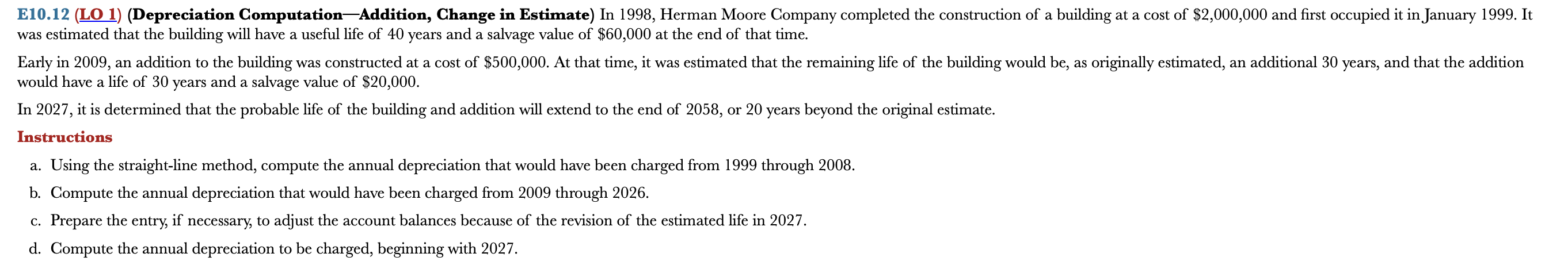 Please, show all the steps and explanations was estimated that the building