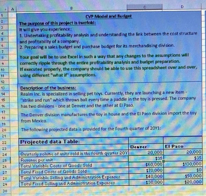 to the assumptions table? also what are tbe correct formulas for the