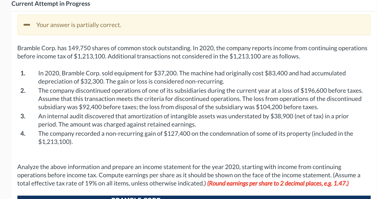 please help the ones in red! Current Attempt in Progress Your answer
